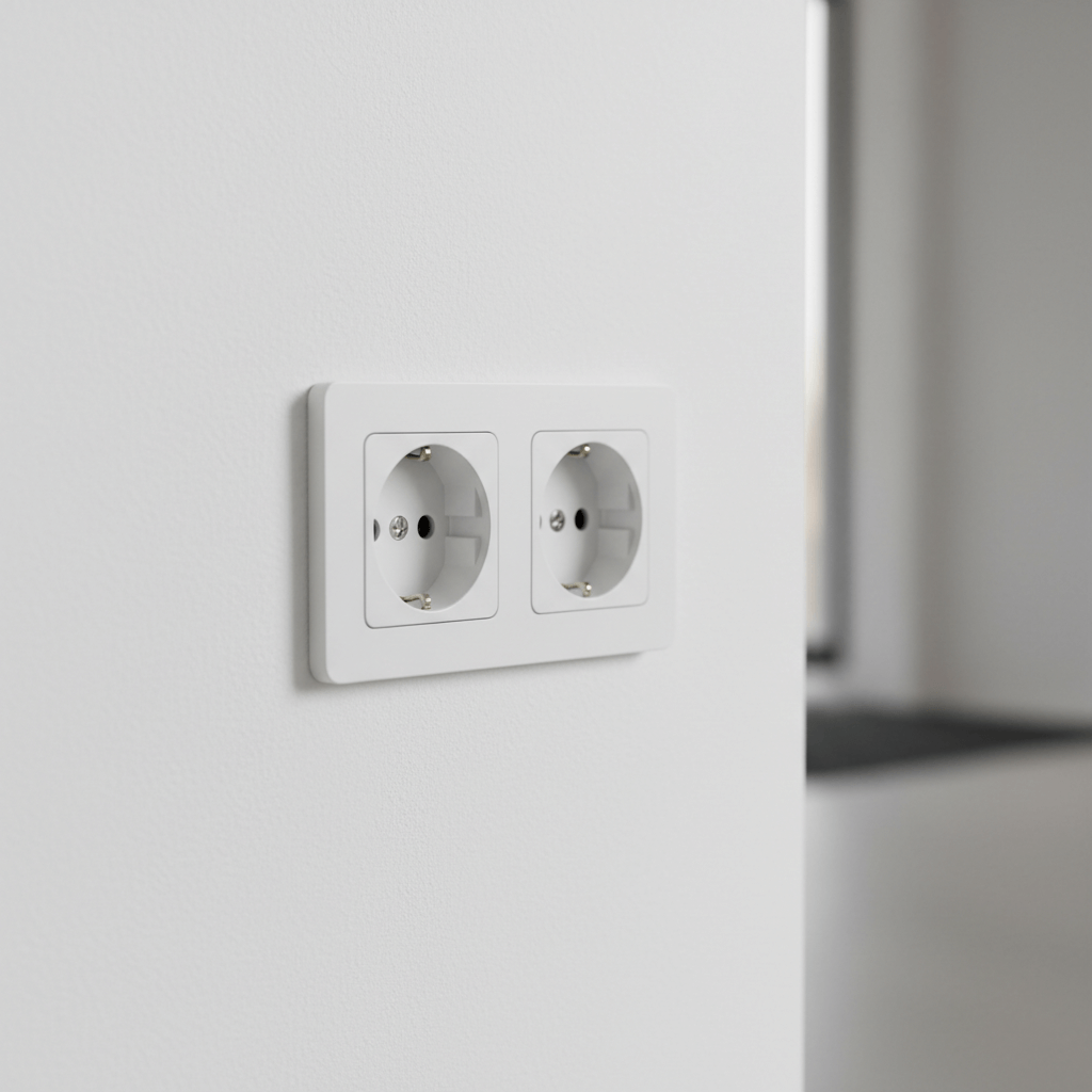 Doppelsteckdose Installation