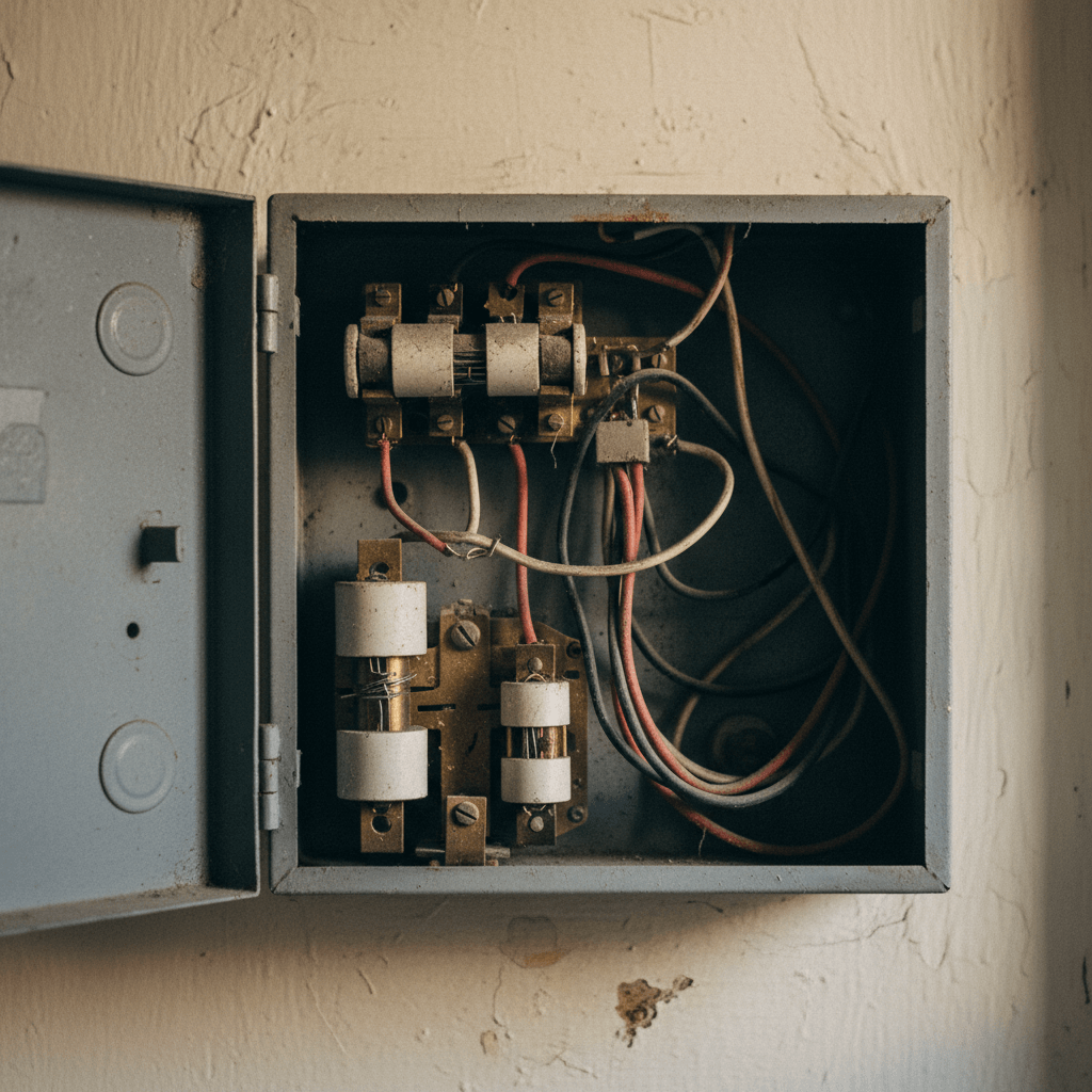 Sicherungskasten Wartung